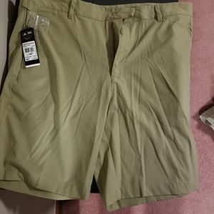 Men's Adidas khaki shorts NWT
